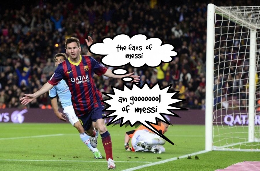 the fans  of messi  | phrase.it