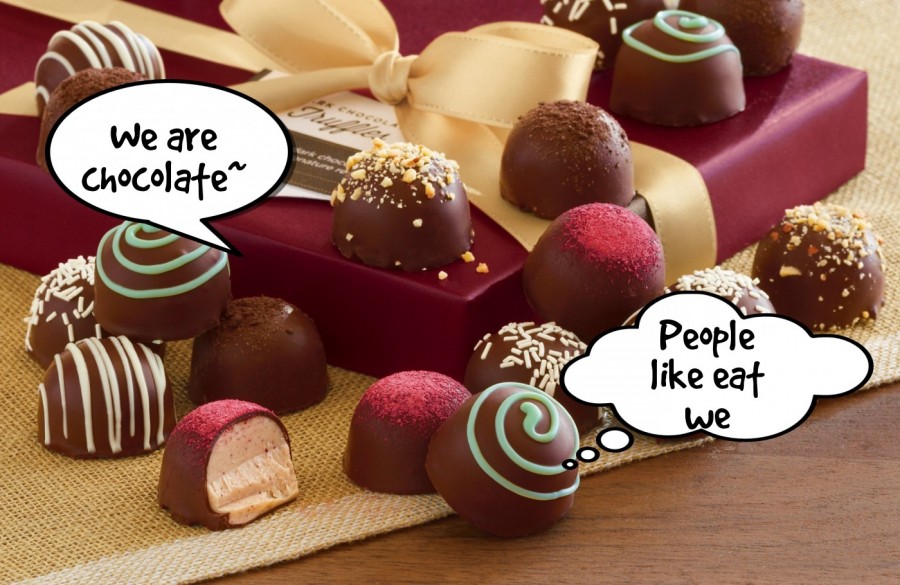 We are chocolate~  | phrase.it