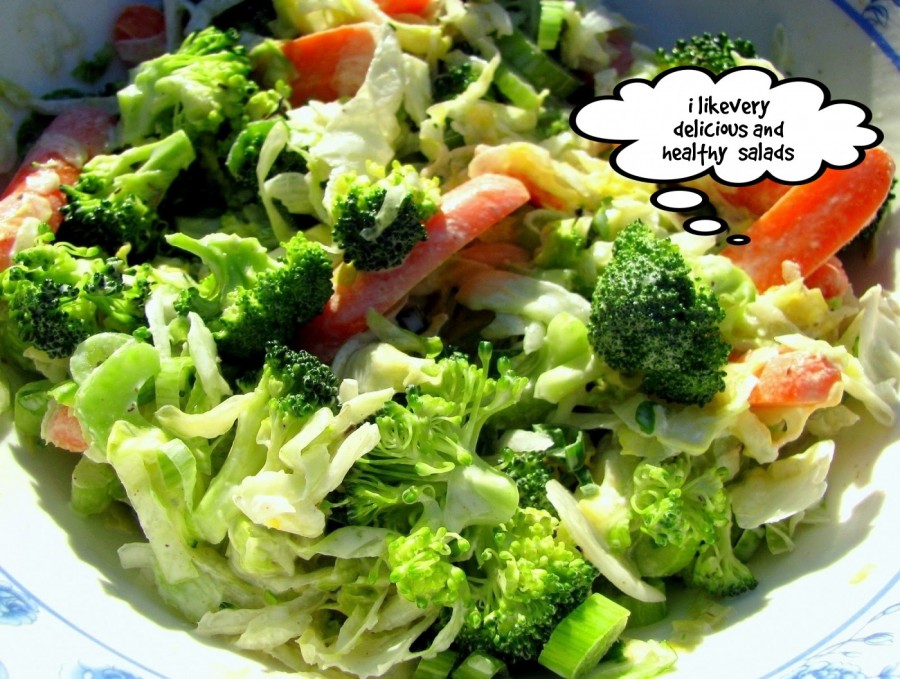 i likevery delicious and healthy  salads  | phrase.it