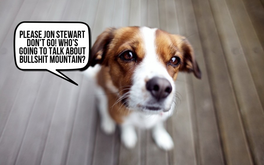 Please jon stewart don't go! Who's going to talk about Bulls... | phrase.it